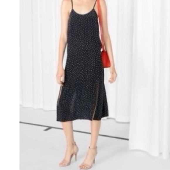 & Other Stories | Dresses | Other Stories Shred Hem Slip Dress | Poshmark